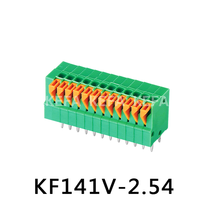 KF141V-2.54 弹簧式PCB接线端子