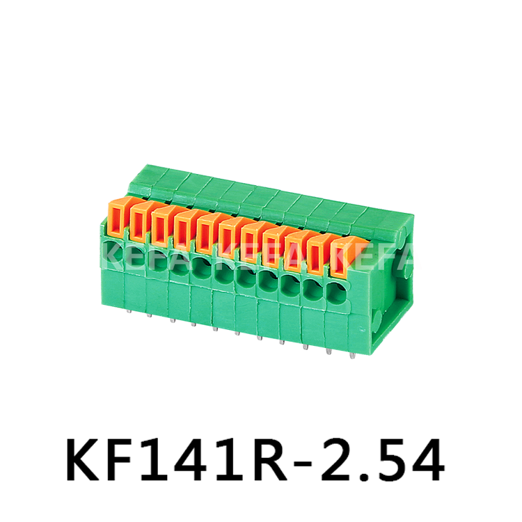 KF141R-2.54 弹簧式PCB接线端子