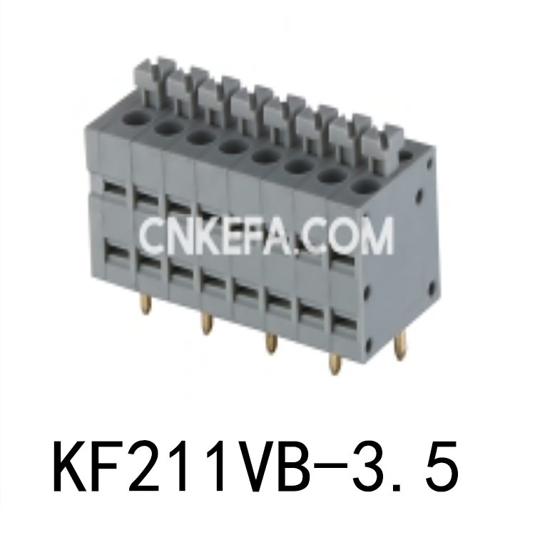 KF211VB-3.5 弹簧式PCB接线端子
