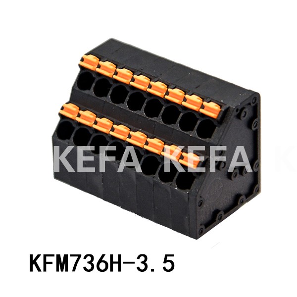 KFM736H-3.5 弹簧式PCB接线端子