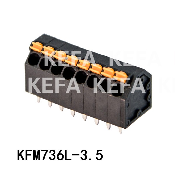 KFM736L-3.5 弹簧式PCB接线端子