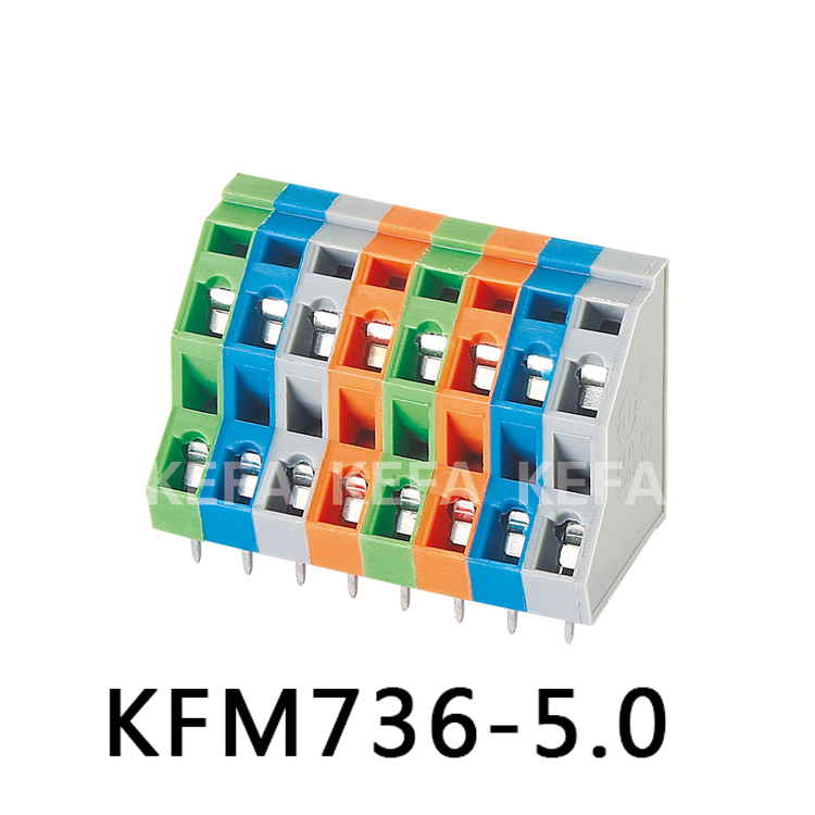 KFM736-5.0 弹簧式PCB接线端子