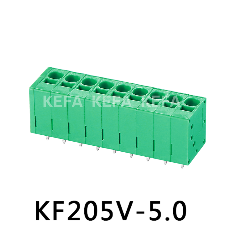 KF205V-5.0 弹簧式PCB接线端子