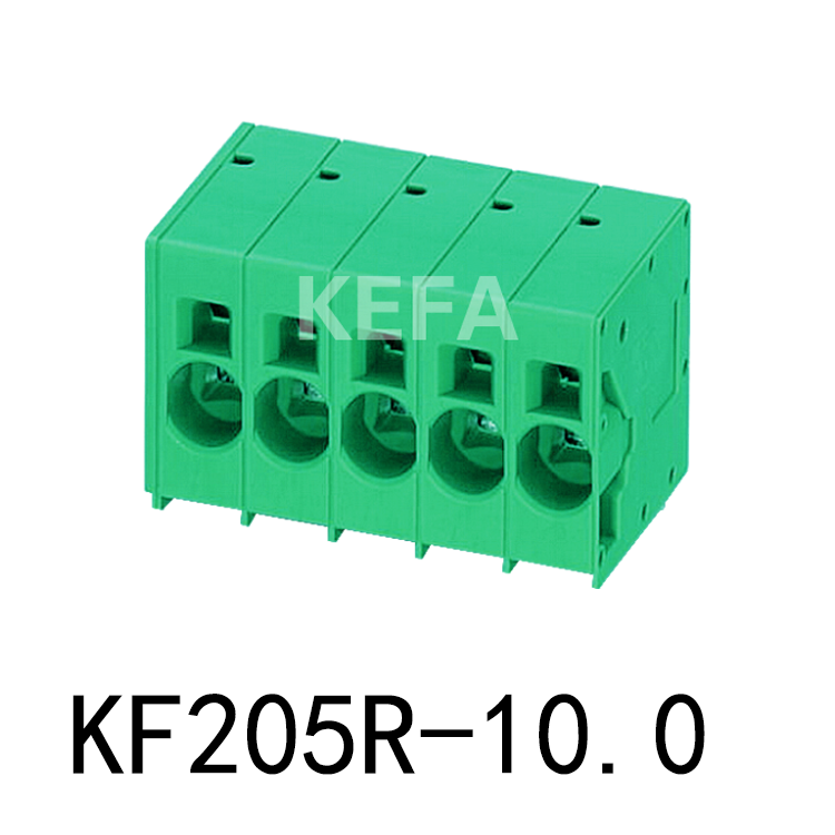 KF205R-10.0 弹簧式PCB接线端子