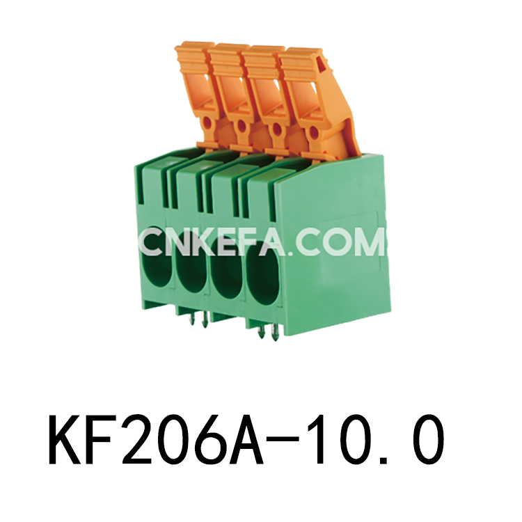 KF206A-10.0 弹簧式PCB接线端子