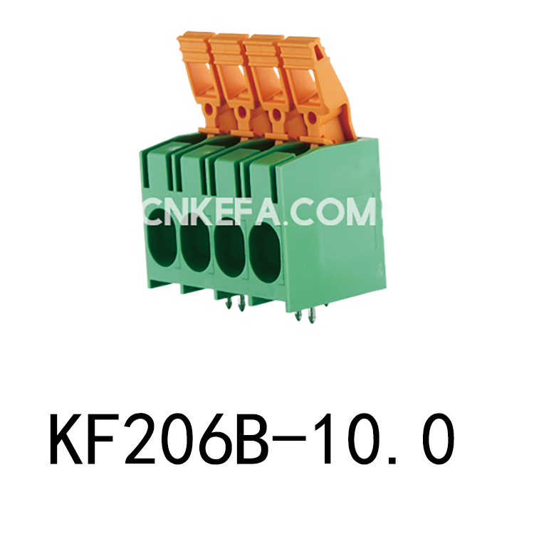 KF206B-10.0 弹簧式PCB接线端子