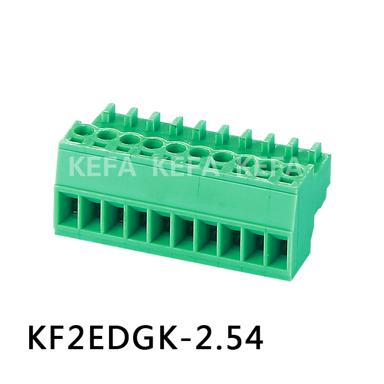 KF2EDGK-2.54 插拔式接线端子
