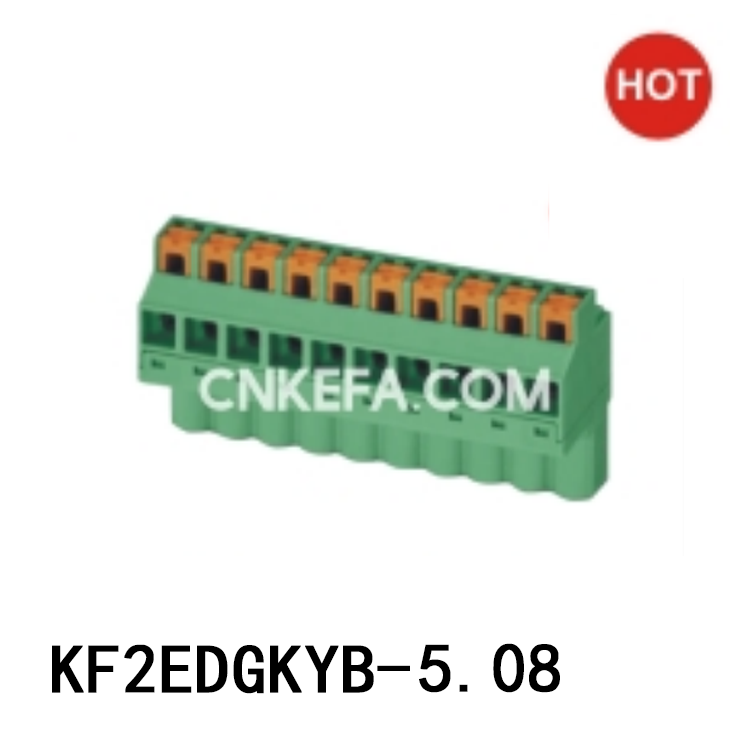 KF2EDGKYB-5.08 插拔式接线端子