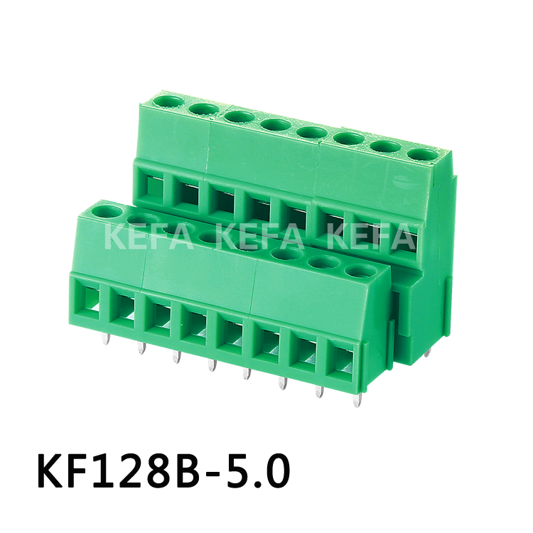 KF128B-5.0 螺钉式PCB接线端子