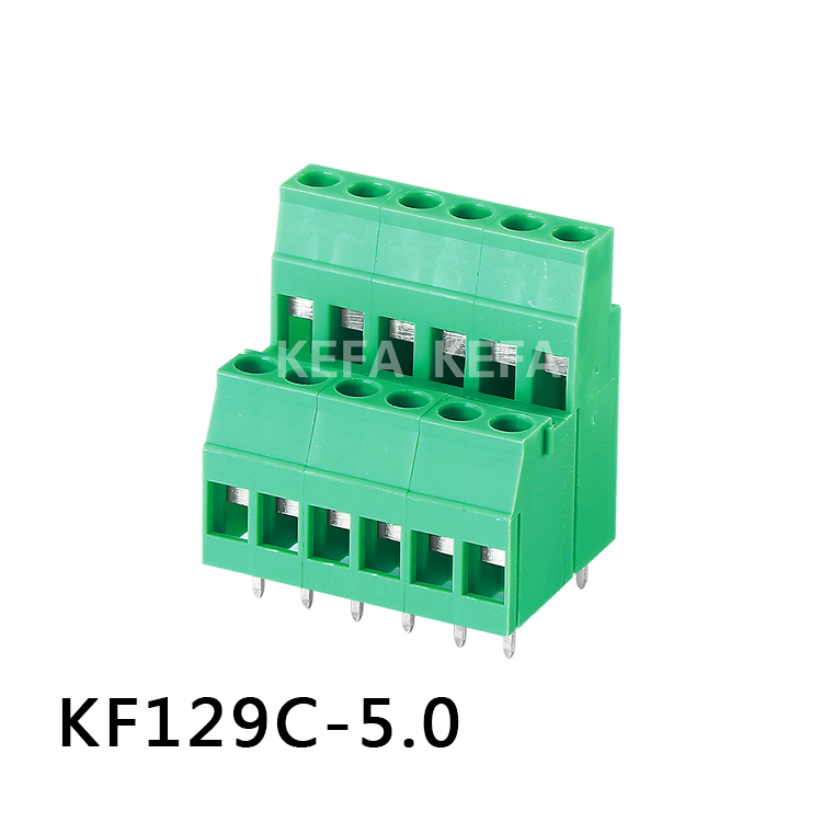 KF129C-5.0 螺钉式PCB接线端子