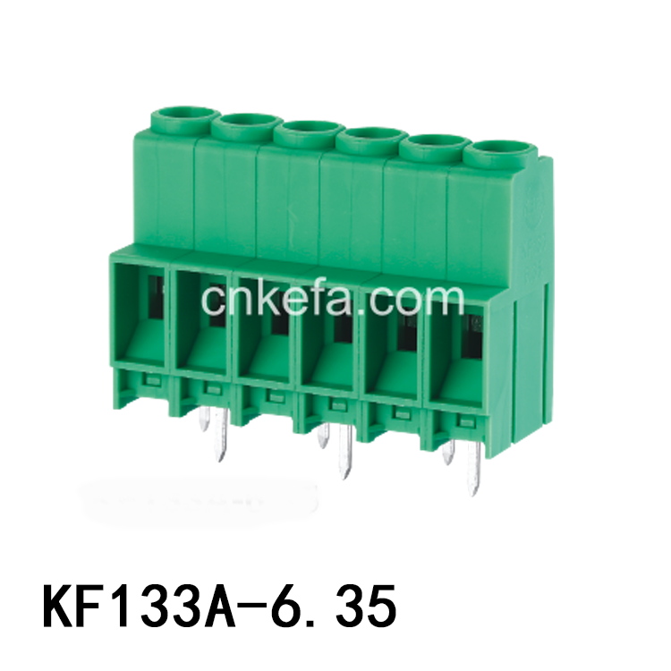 KF133A-6.35 螺钉式PCB接线端子