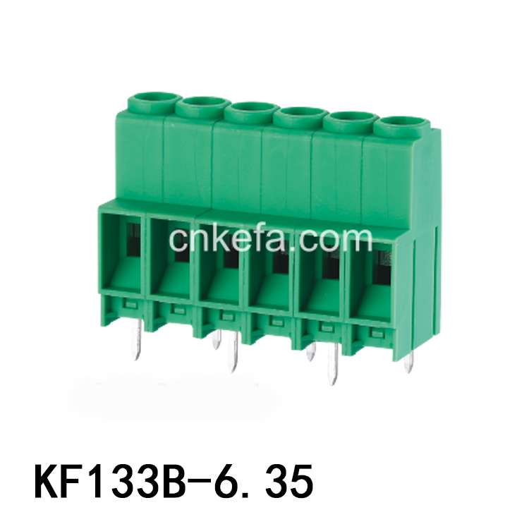 KF133B-6.35 螺钉式PCB接线端子