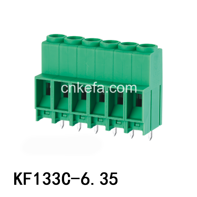 KF133C-6.35 螺钉式PCB接线端子