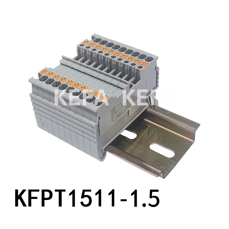 KFPT1511-1.5 轨道式接线端子