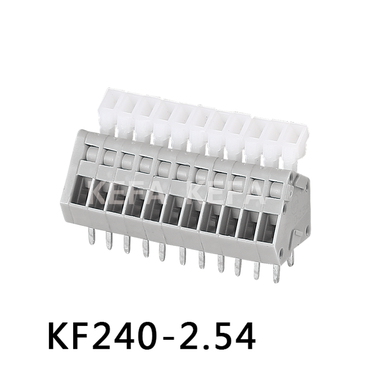 KF240-2.54 弹簧式PCB接线端子