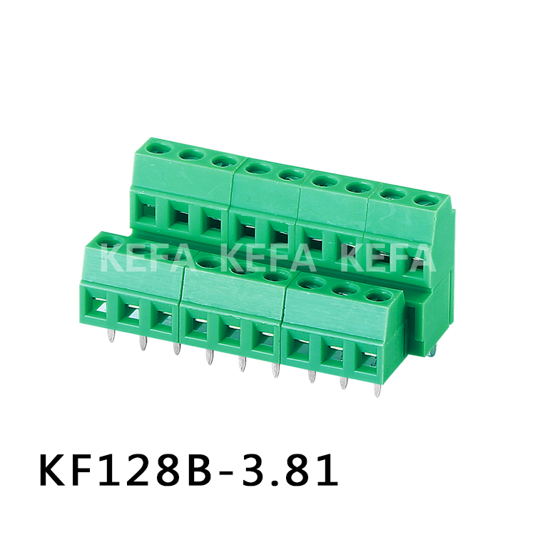 KF128B-3.81 螺钉式PCB接线端子