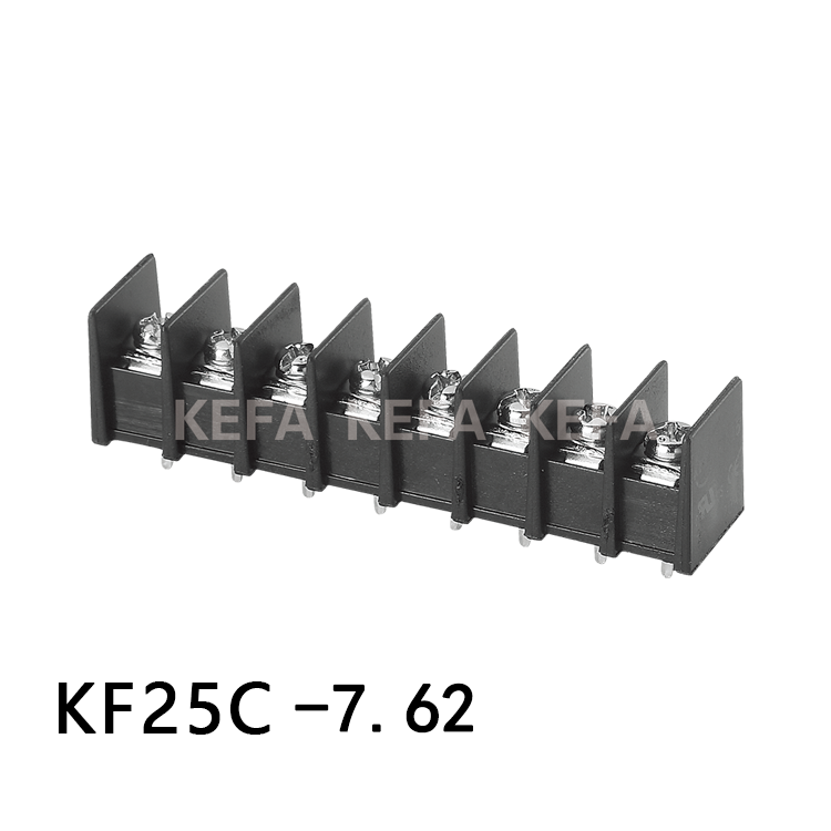 KF25C-7.62 栅栏式接线端子