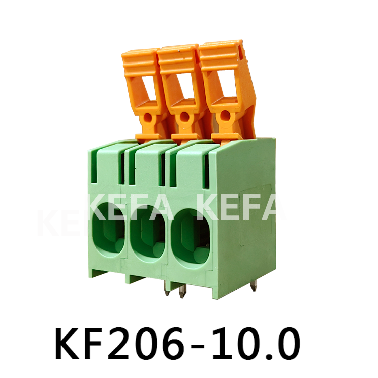 KF206-10.0 弹簧式PCB接线端子