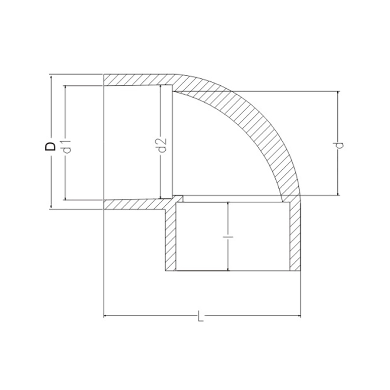 弯头90°JIS